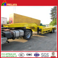 Heavy Duty Lowbed ruedas Machince transporter remolque